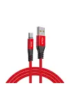 Hytech HY-X210 3A Micro Usb 1m Kırmızı Data + Sarj Kablosu