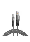Hytech HY-X2103M 3A Micro Usb 3mt Gri Data + Sarj Kablosu