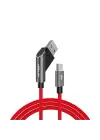 Hytech HY-X215 3A Micro Usb 1m Kırmızı Data + Sarj Kablosu