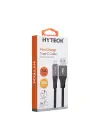 Hytech HY-X410 3A Type-C 1mt Gri Data + Şarj Kablosu