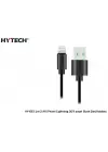 Hytech HY-X93 1m 2.A iPhone Lightning Şarj Kablosu Siyah