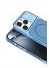 Joko Apple iPhone 16 Pro Max Bruma Magsafe Kapak - Mavi