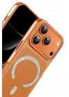 Joko Apple iPhone 17 Pro Tash Diamond Magsafe Kapak - Turuncu