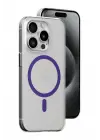 Joko Apple iPhone 14 Pro Max Kılıf Bubble Magsafe Kapak - Mor