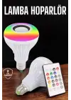 Kablosuz Bluetooth Hoparlör Led Lamba