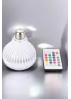 Kablosuz Bluetooth Hoparlör Led Lamba