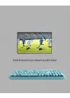 Kablosuz Klavye Mouse Seti mavi