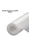 kaydırmaz şeffaf raflık