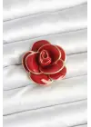 Kırmızı Gül Model Broş