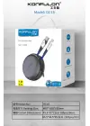 Konfulon DC18 Type-C Kablo 1M 5A - Kırmızı