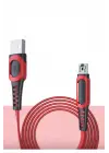 Konfulon DC24 Micro USB Kablo 1.2M 4A - Kırmızı