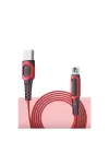 Konfulon DC24 Micro USB Kablo 1.2M 4A - Kırmızı