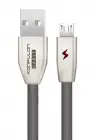 Konfulon S53 Led Işıklı Micro USB Kablo 1M 3A - Siyah