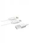 Konfulon S56 2in1 (Lightning-Micro USB) Kablo 1.2M 2.1A