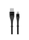 Konfulon S61 Micro USB Kablo 1.2M 2.1A - Siyah