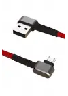 Konfulon S73 Micro USB Kablo 1M 2.1A - Kırmızı