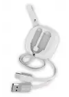 Konfulon S79 Micro USB Kablo 20cm-1M 2A - Beyaz