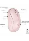 Logitech 910-007121 M240 Pembe Sessiz Kablosuz Mouse