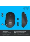 M330 KABLOSUZ SESSİZ USB OPTİK MOUSE SİYAH 910-004909