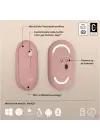 PEBBLE 2 M350S KABLOSUZ BLUETOOTH SESSİZ OPTİK MOUSE PEMBE 910-007014