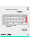 Logitech Pop Icon Combo 920-013076 Beyaz Kablosuz Klavye Mouse Seti