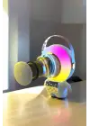 Mini Karaoke Astronot Bluetooth Speaker Karaoke Mikrofon