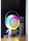 Mini Karaoke Astronot Bluetooth Speaker Karaoke Mikrofon