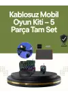 Mobilde Konsol Deneyimi – 5in1 Bluetooth Oyun Seti (Android Uyumlu)