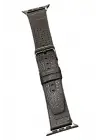 Movenchy Apple Watch 45mm Buff Deri Kordon - Siyah