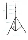 Newface 2.1 Tripod Stand Led Işık İçin