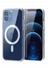 Newface Apple iPhone 11 Combo Sert Şeffaf Magsafe Kapak - Şeffaf