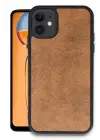 Newface Apple iPhone 11 Kılıf Aras Deri Kapak - Taba
