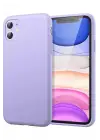 Newface Apple iPhone 11 Kılıf First Silikon - Lila