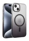 Newface Apple iPhone 14 Glossy Magsafe Kapak - Siyah
