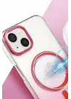 Newface Apple iPhone 14 Glossy Magsafe Kapak - Siyah