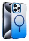 Newface Apple iPhone 14 Pro Max Glossy Magsafe Kapak - Mavi