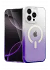 Newface Apple iPhone 14 Pro Pummel Shiny Magsafe Kapak - Mor