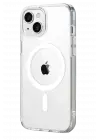 Newface Apple iPhone 15 Combo Sert Şeffaf Magsafe Kapak - Şeffaf