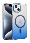 Newface Apple iPhone 15 Plus Glossy Magsafe Kapak - Mavi