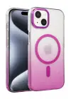 Newface Apple iPhone 15 Plus Glossy Magsafe Kapak - Mor