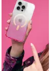 Newface Apple iPhone 15 Plus Pummel Shiny Magsafe Kapak - Mor