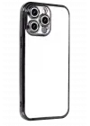 Newface Apple iPhone 15 Pro Max Razer Lensli Silikon - Siyah