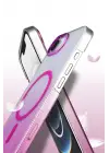 Newface Apple iPhone 16E Glossy Magsafe Kapak - Mavi