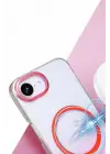 Newface Apple iPhone 16E Glossy Magsafe Kapak - Mor