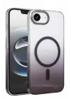 Newface Apple iPhone 16E Glossy Magsafe Kapak - Siyah
