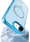 Newface Apple iPhone 16E Live Diamond Magsafe Kapak - Siyah