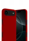 Newface Apple iPhone 17 Air First Silikon - Kırmızı