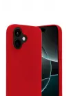 Newface Apple iPhone 17 First Silikon - Kırmızı