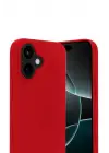 Newface Apple iPhone 17 First Silikon - Kırmızı