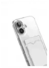 Newface Apple iPhone 17 Kart Şeffaf Silikon - Şeffaf